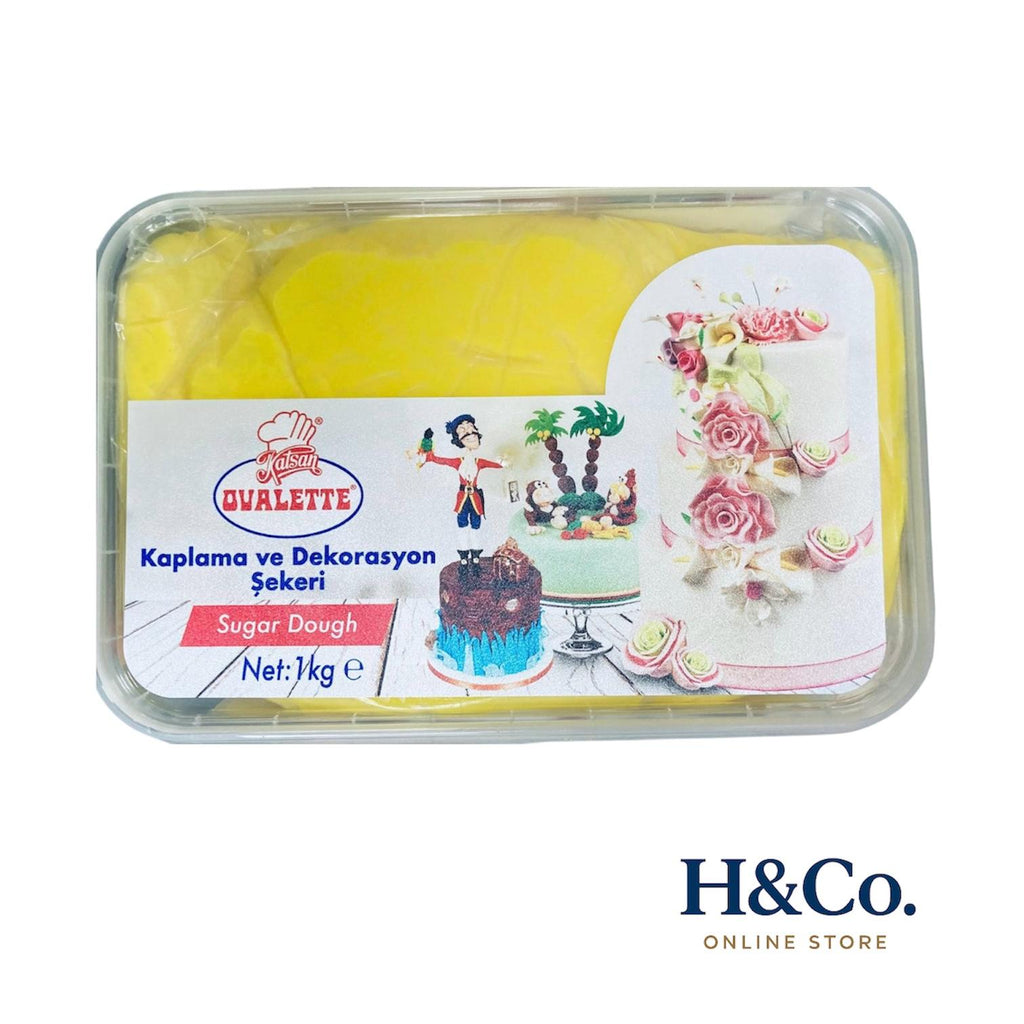 OVALETTE ŞEKER HAMURU SARI 1 KG
