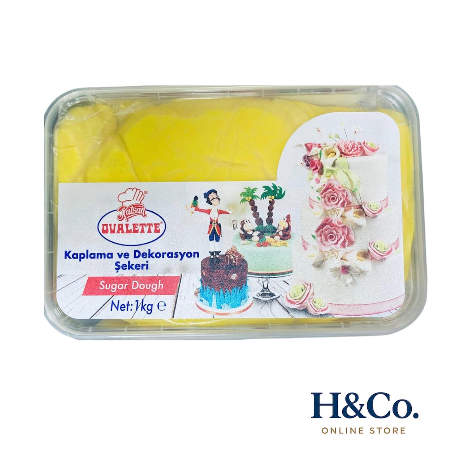 OVALETTE ŞEKER HAMURU SARI 1 KG