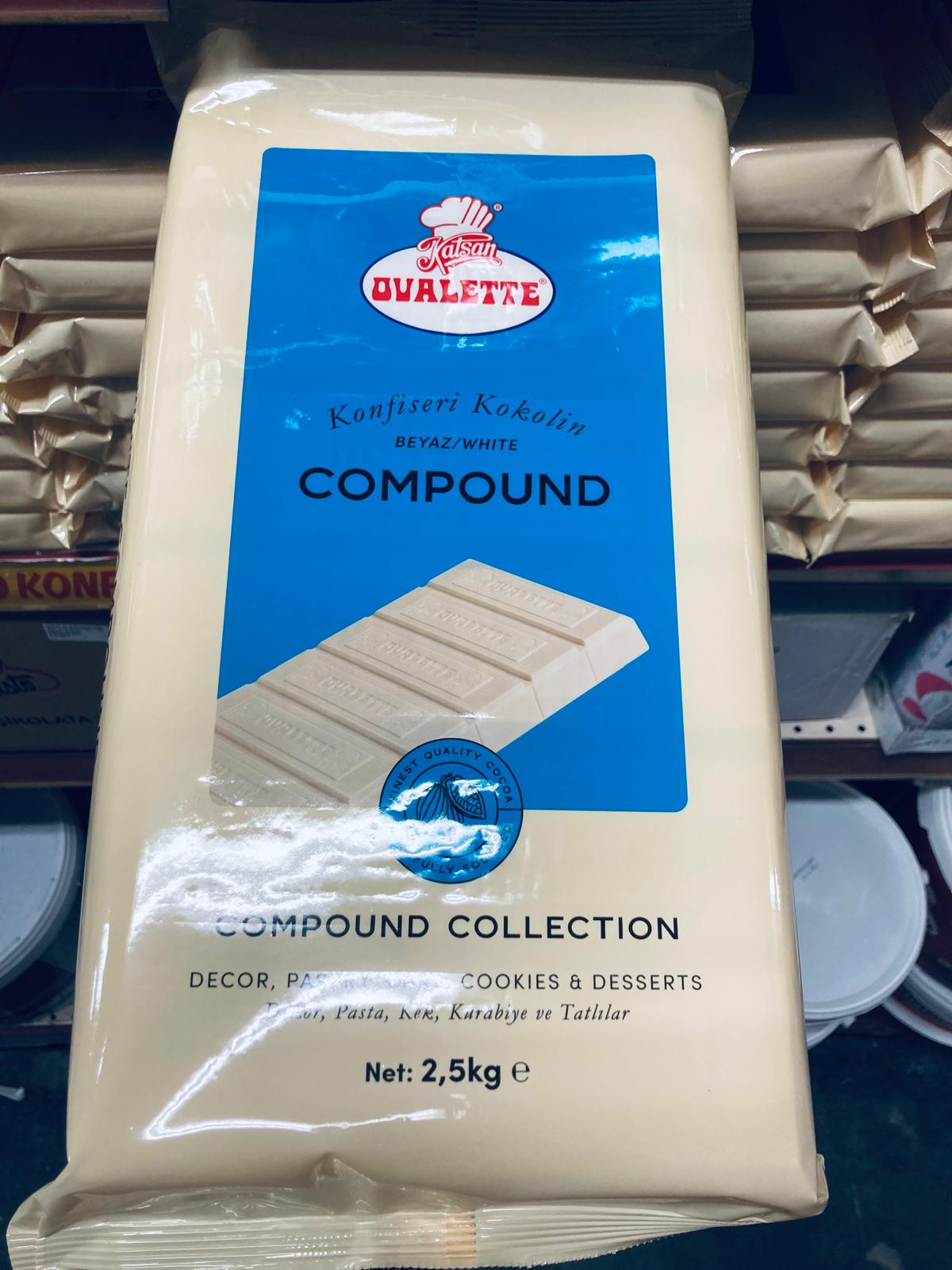 OVALETTE BEYAZ KONFİSERİ 2,5KG