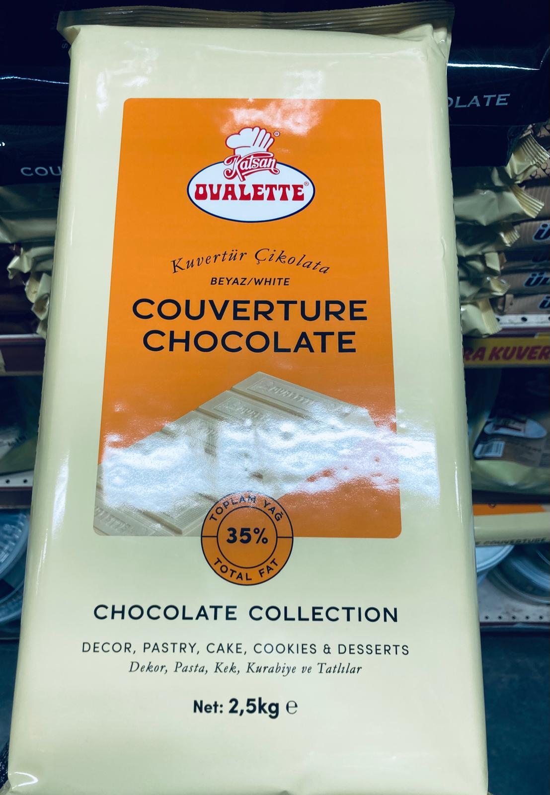 OVALETTE %35 BEYAZ KUVERTÜR 2,5KG