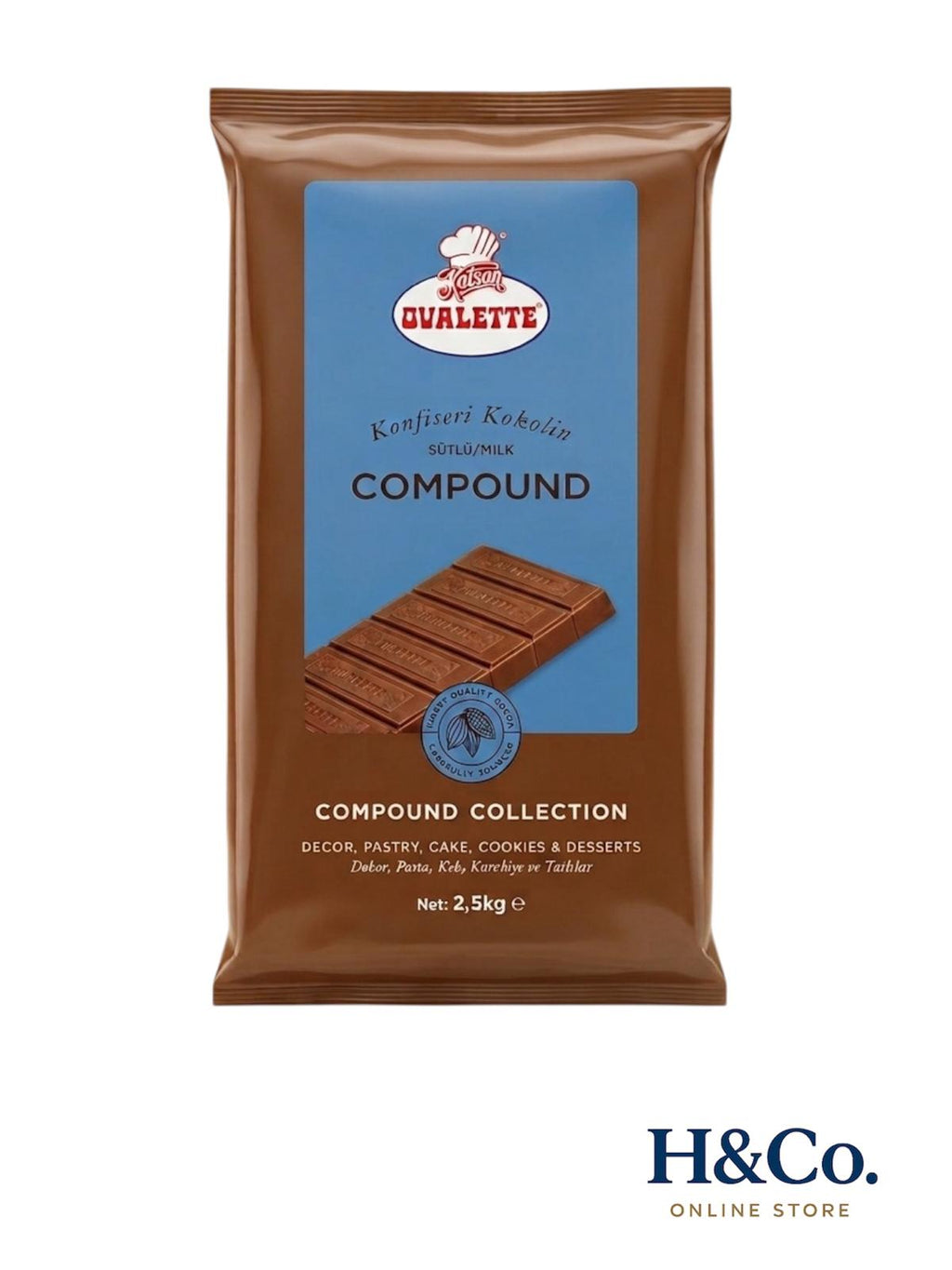 OVALETTE SÜTLÜ KONFİSERİ 2,5KG
