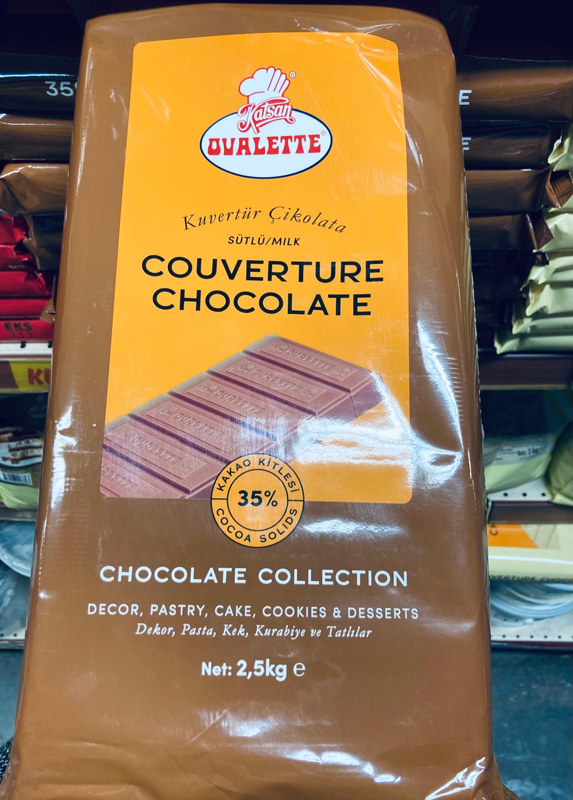 OVALETTE %35 SÜTLÜ KUVERTÜR 2,5KG